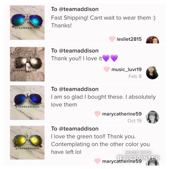 LAST 1! Mirrored Aviators Blue Purple Sunnies Gold - Picture 6 of 8